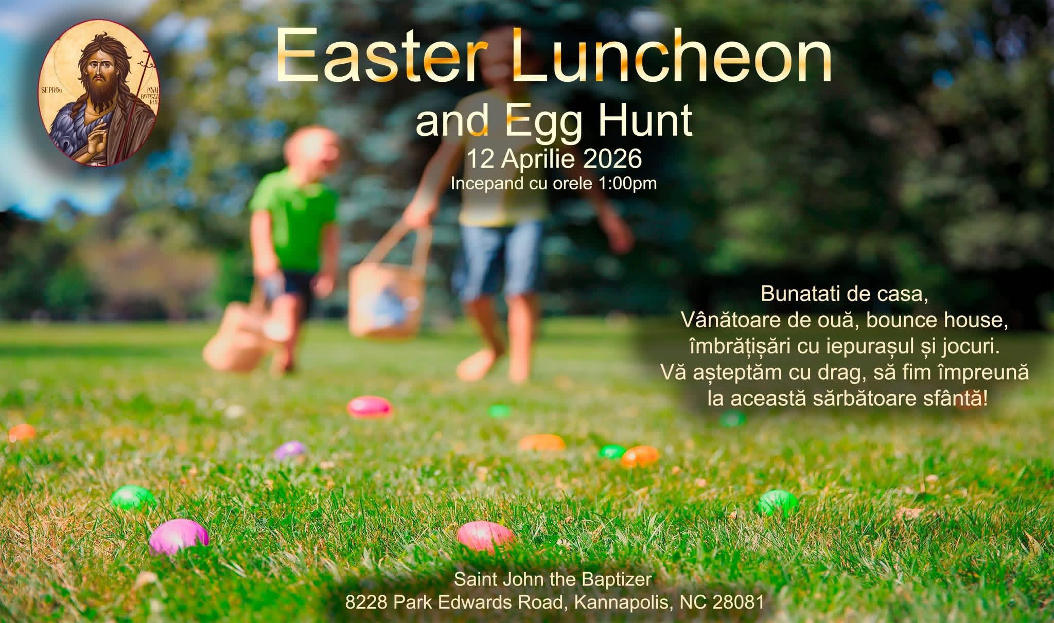 Easter Luncheon and Egg Hunt