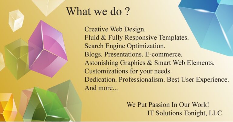 IT Solutions Tonight LLC what we do 768x402